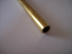 Rundrohr MS63 CuZn37 16x0,5 mm, Länge 250 mm Durchmesser 16mm Wandstärke 0,5mm
