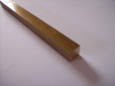 Messing Vierkant MS58 15 x 15 mm ; Länge 250mm